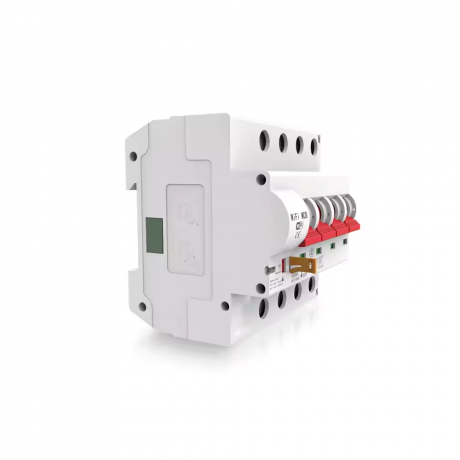 HBRK04 เซอร์กิตเบรคเกอร์ไฟฟ้าอัจฉริยะ 4สวิตซ์ WIFI 230V สั่งงานผ่านแอพมือถือ ตัดทริปเองได้ LN