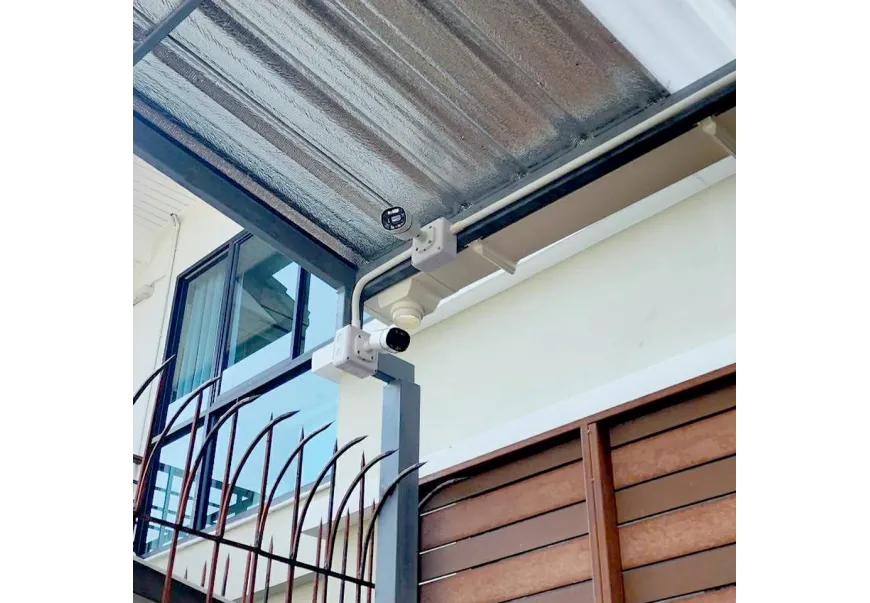 งานติดตั้ง ชุดกล้องวงจรปิด