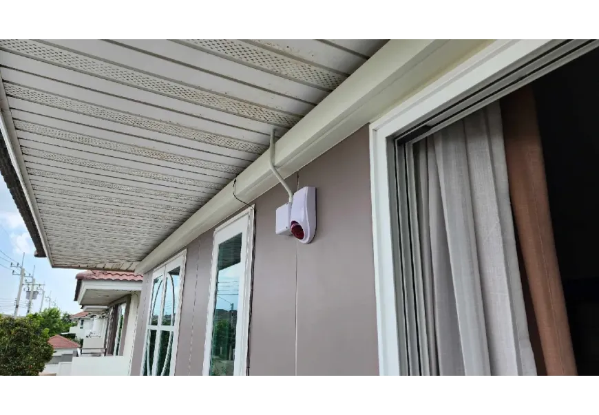 งานติดตั้งสัญญาณกันขโมยบ้านเดี่ยว ย่านประชาอุทิศ