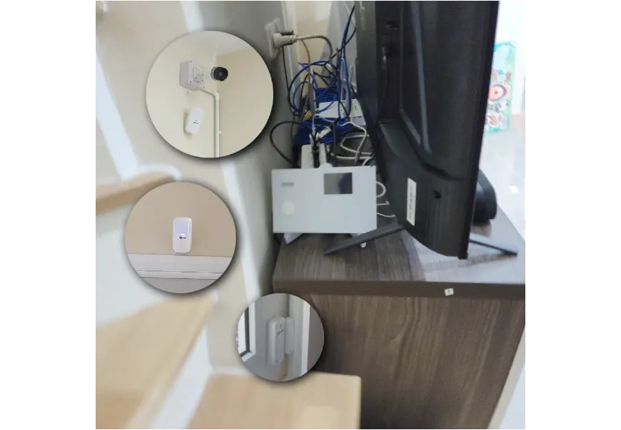 งานติดตั้ง สัญญาณกันขโมยและกล้องวงจรปิด โกลเด้นนีโอ สุขุมวิท สำโรงเหนือ