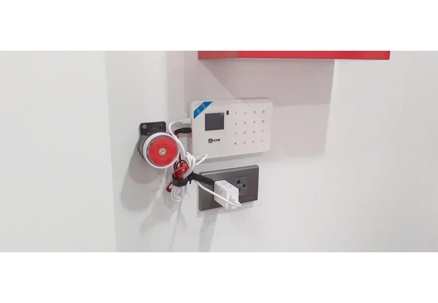 งานติดตั้งระบบสัญญาณกันขโมยบ้านไร้สายจากลูกค้าบ้านเดี่ยวย่านพระราม9 กรุงเทพมหานคร