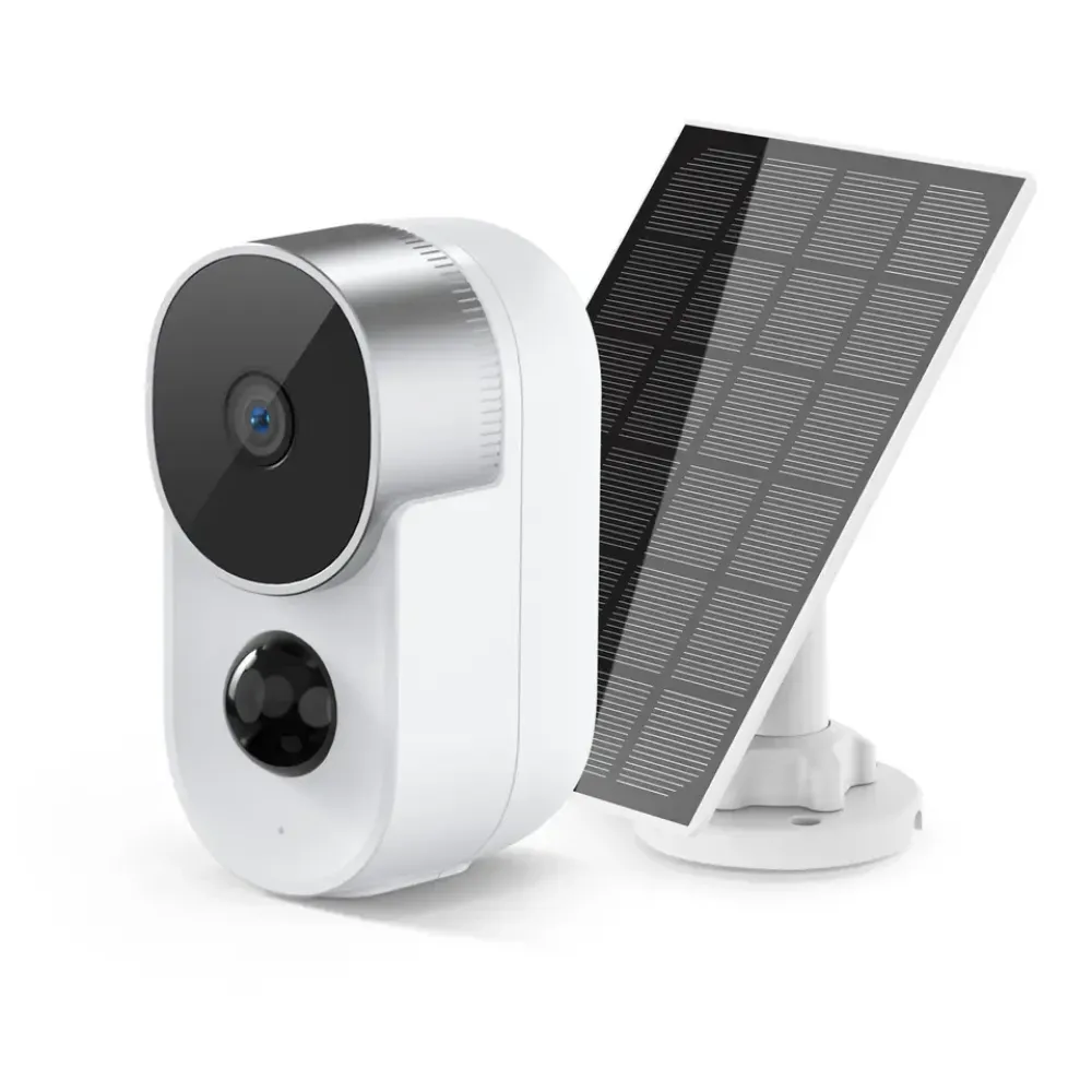 CM-BS03 กล้องวงจรปิดแบตเตอรี่ กันน้ำพร้อมแผงโซลาร์เซลล์