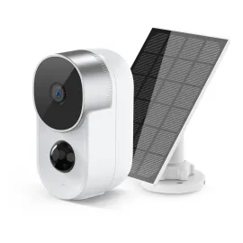 CM-BS03 กล้องวงจรปิดแบตเตอรี่ กันน้ำพร้อมแผงโซลาร์เซลล์