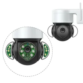 CM-P10 กล้องวจรปิดภายนอกบ้าน แบบหมุนได้ WIFI ภาพคมชัด กันน้ำ กันฝุ่น มีหลอดLEDเเยก
