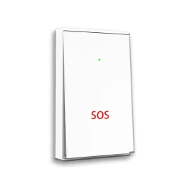 DB32-S ปุ่มกดไร้สาย ปุ่มฉุกเฉิน กริ่งไร้สาย วัสดุต้านเชื้อแบคทีเรียปลอดภัยต่อสิ่งแวดล้อม