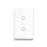 HSWB02 สวิตซ์เปิดปิดไฟอัจฉริยะ 2ปุ่มกด เชื่อมต่อผ่าน Wifi รองรับ 433MHz หน้าปัดกระจกทัชสกรีน