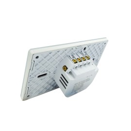 HSWB03 สวิตซ์เปิดปิดไฟอัจฉริยะ 3ปุ่มกด เชื่อมต่อผ่าน Wifi รองรับ 433MHz หน้าปัดกระจกทัชสกรีน