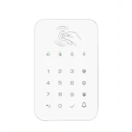 KE30 แป้นควบคุมกันขโมยผ่านการกดปุ่มและคีย์การ์ดไร้สาย สำหรับกล่องควบคุม CW30 433MHz