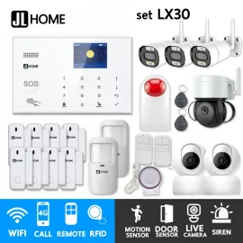 LX30 ชุดสัญญาณกันขโมยบ้านไร้สายและบ้านอัจฉริยะ แจ้งเตือนผ่านการโทร3G-4G/แอพมือถือWifi/SMS ชุดใหญ่จัดเต็ม