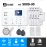 S009-30 ชุดสัญญาณกันขโมยบ้านไร้สายและบ้านอัจฉริยะ แจ้งเตือนผ่านการโทร3G-4G/แอพมือถือWifi/SMS ประตู9