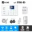 S106-30 ชุดสัญญาณกันขโมยบ้านไร้สายและบ้านอัจฉริยะ แจ้งเตือนผ่านการโทร3G-4G/แอพมือถือWifi/SMS ความเคลื่อนไหว1 ประตู 6