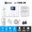 S108-30 ชุดสัญญาณกันขโมยบ้านไร้สายและบ้านอัจฉริยะ แจ้งเตือนผ่านการโทร3G-4G/แอพมือถือWifi/SMS ความเคลื่อนไหว1 ประตู 8