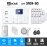 S109-30 ชุดสัญญาณกันขโมยบ้านไร้สายและบ้านอัจฉริยะ แจ้งเตือนผ่านการโทร3G-4G/แอพมือถือWifi/SMS ความเคลื่อนไหว1 ประตู 9