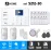 S212-30 ชุดสัญญาณกันขโมยบ้านไร้สายและบ้านอัจฉริยะ แจ้งเตือนผ่านการโทร3G-4G/แอพมือถือWifi/SMS ความเคลื่อนไหว2 ประตู12