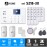 S218-30 ชุดสัญญาณกันขโมยบ้านไร้สายและบ้านอัจฉริยะ แจ้งเตือนผ่านการโทร3G-4G/แอพมือถือWifi/SMS ความเคลื่อนไหว2 ประตู18