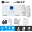 S402-27 ชุดสัญญาณกันขโมยบ้านไร้สายและบ้านอัจฉริยะ แจ้งเตือนผ่านการโทร2G/แอพมือถือWifi/SMS ความเคลื่อนไหว4 ประตู2