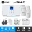 S404-27 ชุดสัญญาณกันขโมยบ้านไร้สายและบ้านอัจฉริยะ แจ้งเตือนผ่านการโทร2G/แอพมือถือWifi/SMS ความเคลื่อนไหว4 ประตู4