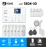 S604-30 ชุดสัญญาณกันขโมยบ้านไร้สายและบ้านอัจฉริยะ แจ้งเตือนผ่านการโทร3G-4G/แอพมือถือWifi/SMS ความเคลื่อนไหว6 ประตู4
