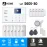 S605-30 ชุดสัญญาณกันขโมยบ้านไร้สายและบ้านอัจฉริยะ แจ้งเตือนผ่านการโทร3G-4G/แอพมือถือWifi/SMS ความเคลื่อนไหว6 ประตู5