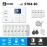 S704-30 ชุดสัญญาณกันขโมยบ้านไร้สายและบ้านอัจฉริยะ แจ้งเตือนผ่านการโทร3G-4G/แอพมือถือWifi/SMS ความเคลื่อนไหว7 ประตู4