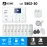 S802-30 ชุดสัญญาณกันขโมยบ้านไร้สายและบ้านอัจฉริยะ แจ้งเตือนผ่านการโทร3G-4G/แอพมือถือWifi/SMS ความเคลื่อนไหว8 ประตู2
