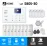 S805-30 ชุดสัญญาณกันขโมยบ้านไร้สายและบ้านอัจฉริยะ แจ้งเตือนผ่านการโทร3G-4G/แอพมือถือWifi/SMS ความเคลื่อนไหว8 ประตู5