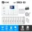 S903-30 ชุดสัญญาณกันขโมยบ้านไร้สายและบ้านอัจฉริยะ แจ้งเตือนผ่านการโทร3G-4G/แอพมือถือWifi/SMS ความเคลื่อนไหว9 ประตู3