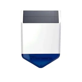 SI11 การรักษาความปลอดภัยกลางแจ้ง โซลา ไซเรนพร้อมไฟกระพริบตอบสนองเสียงไซเรน