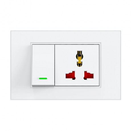 SKSW-US01 เต้ารับปลั๊กไฟอัจฉริยะ WiFi สวิตช์ซ็อกเก็ตสากล