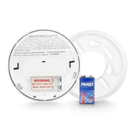 DES10 อุปกรณ์ตรวจจับความร้อนและควันไฟ ไร้สาย มีปุ่มทดสอบและไซเรนเสียงในตัว