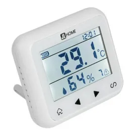 DET32 อุปกรณ์ตรวจจับอุณหภูมิและความชื้น ไร้สาย หน้าจอดิจิตอล