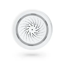 HTH01 ไซเรนไร้สายอัจฉริยะ WIFI ดัง 100dB มี 18 เสียง