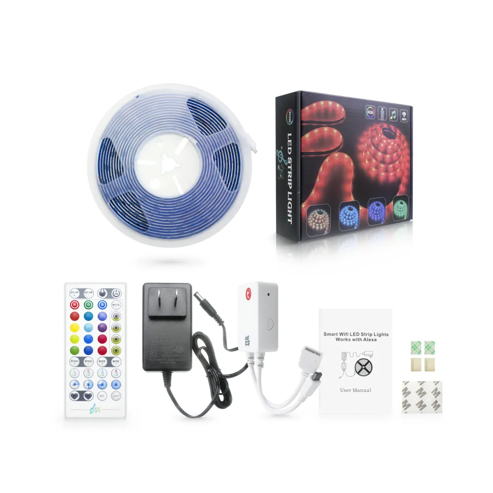 HILS305 IR / WIFI อุปกรณ์ควบคุมไฟเส้น LED Strip แบบสี RGB พร้อมเส้นไฟยาว 5 เมตร