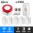 S1502 ชุดสัญญาณกันขโมยบ้านไร้สาย แบบไซเรนไร้สายอัจฉริยะ WIFI เซ็นเซอร์ประตู5จุด