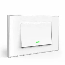 ZSW-US-M1 สวิตซ์ไฟฟ้า 1 ปุ่มกด ขนาดUS สีขาว สัญญาณZigbee