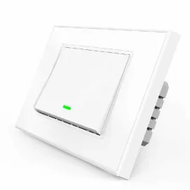 ZSW-US-M1 สวิตซ์ไฟฟ้า 1 ปุ่มกด ขนาดUS สีขาว สัญญาณZigbee