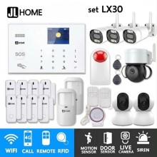 LX30 ชุดสัญญาณกันขโมยบ้านไร้สายและบ้านอัจฉริยะ แจ้งเตือนผ่านการโทร3G-4G/แอพมือถือWifi/SMS ชุดใหญ่จัดเต็ม